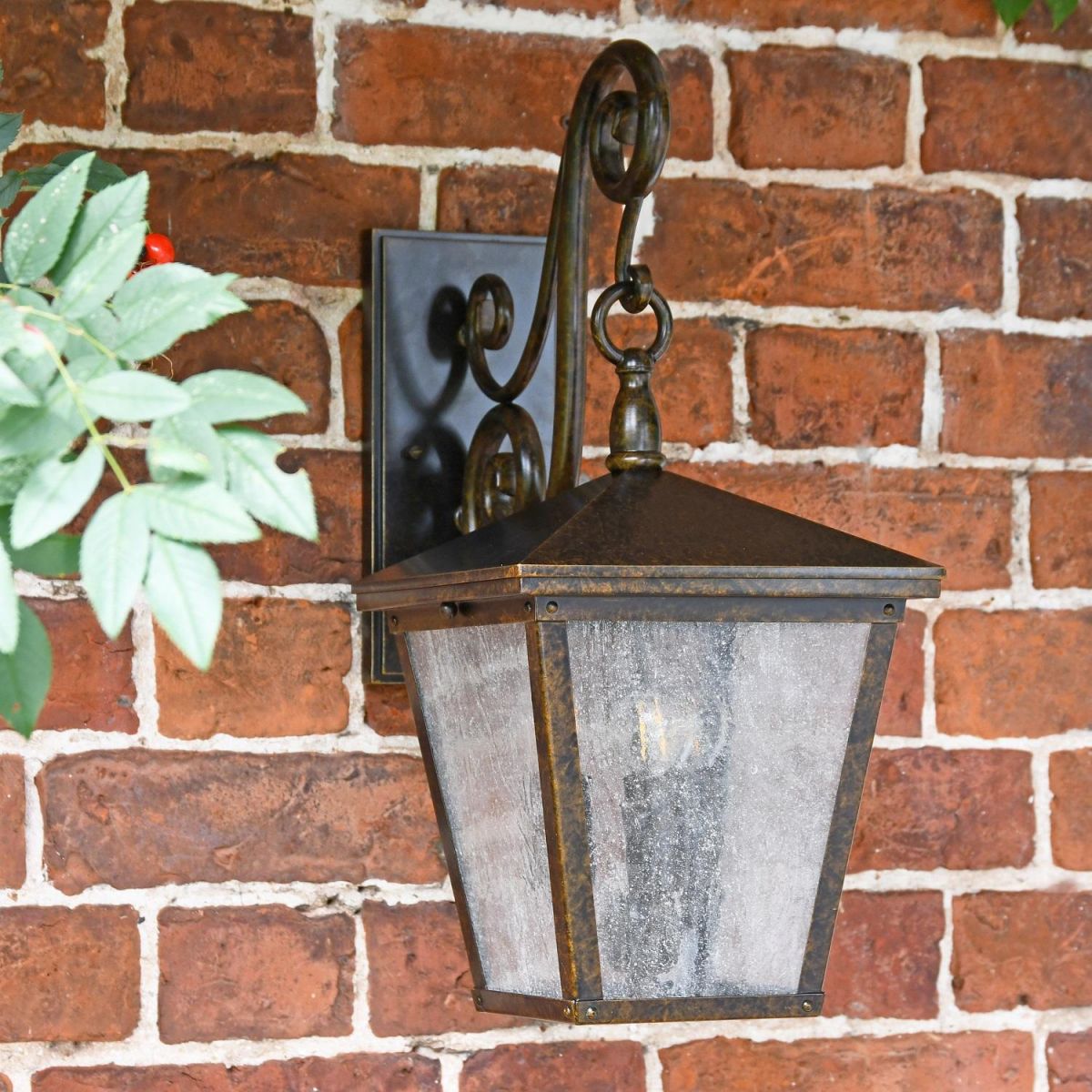 "Pennerley" Bronze Wall Light in situ  "Pennerley" Bronze Wall Light in situ