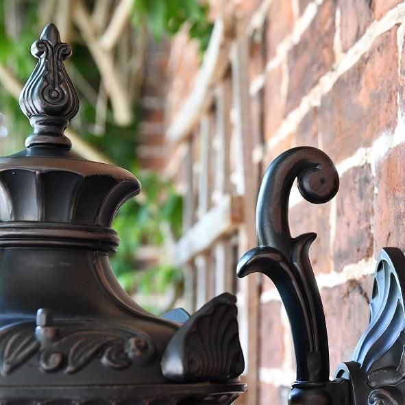 Antique Bronze Bottom-Fix Wall Lantern Bracket Antique Bronze Bottom-Fix Wall Lantern Bracket