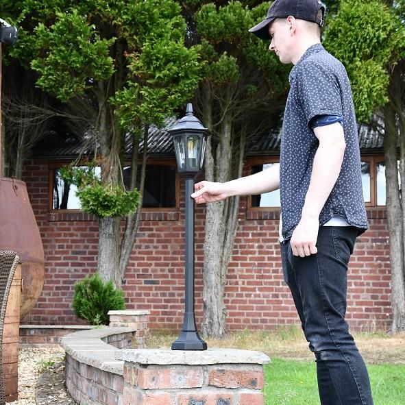 Hexagonal Lantern & Post