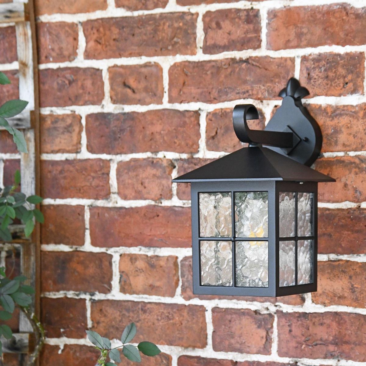 "Halifax" Traditional English Top Fix Wall Lantern in situ "Halifax" Traditional English Top Fix Wall Lantern in situ