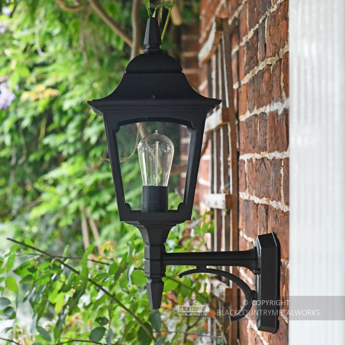 "Tattershall" Traditional Black Wall Lantern 