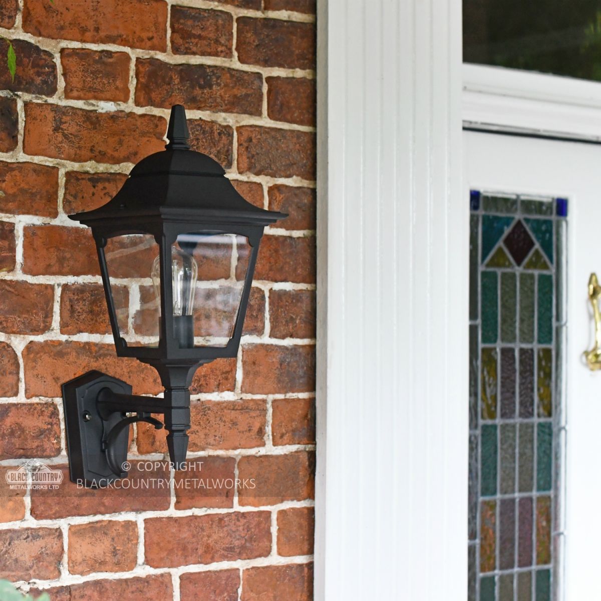 "Tattershall" Traditional Black Wall Lantern 