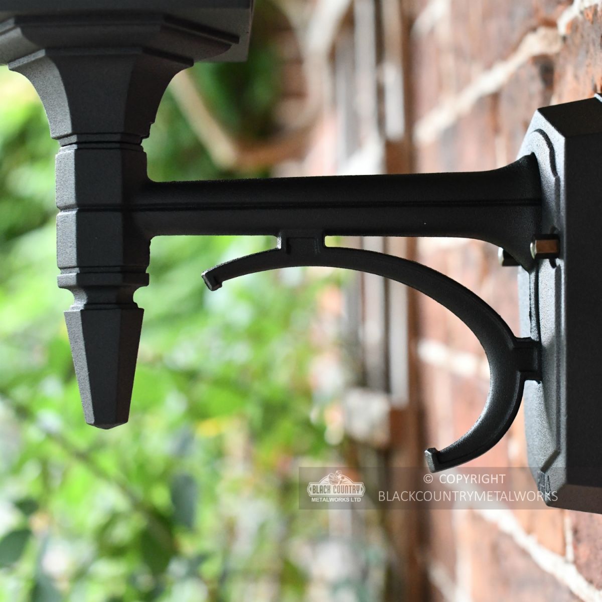 "Tattershall" Traditional Black Wall Lantern 