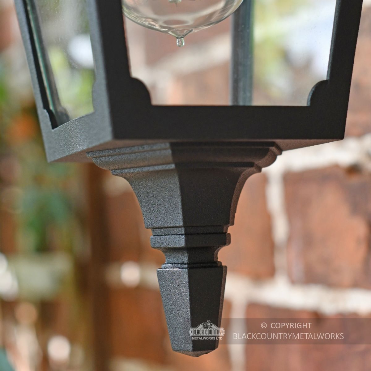 Close-up of the Black Finials on the Lantern