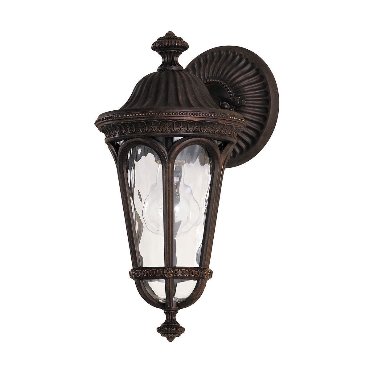 "Kingsway" Antique Bronze Ornate Top Fix Wall Light "Kingsway" Antique Bronze Ornate Top Fix Wall Light