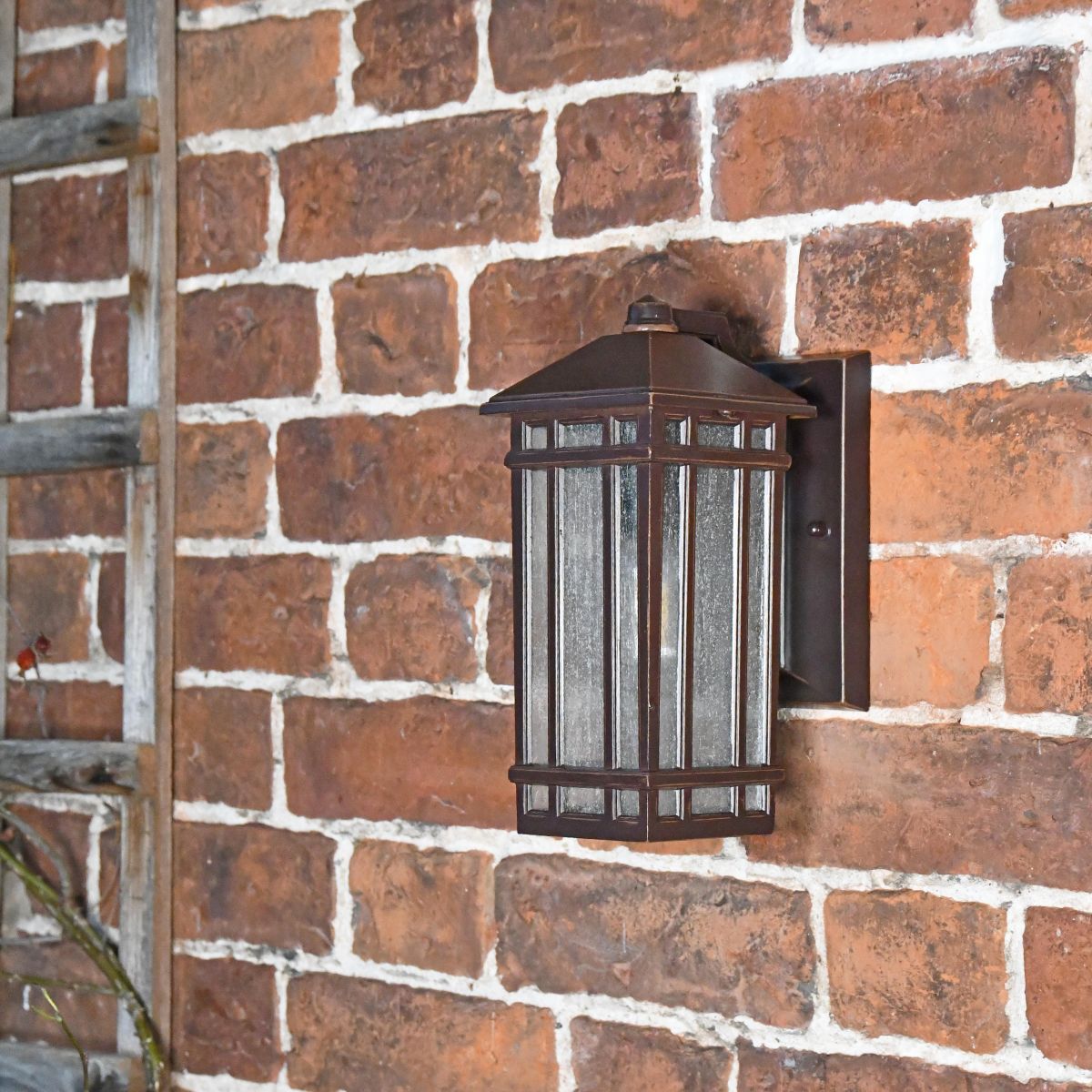 "Kirkby" Traditional Bronze Wall Lantern in Full  "Kirkby" Traditional Bronze Wall Lantern in Full