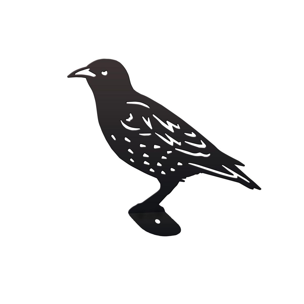 Starling Fence Topper in a Black Finish