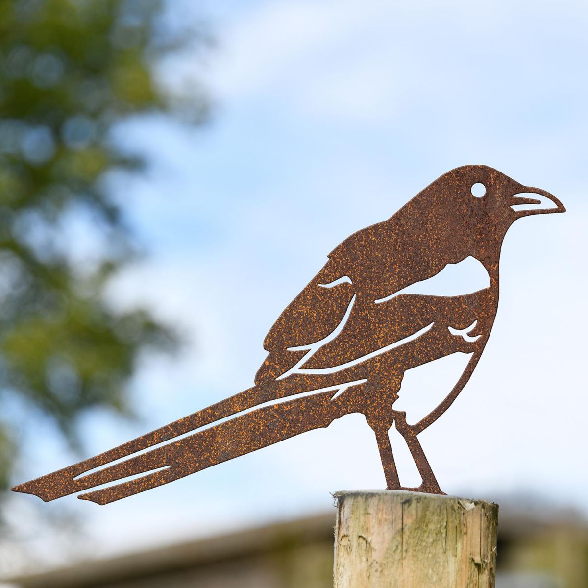 Magpie Fence Topper in Use on the Top of a Fence