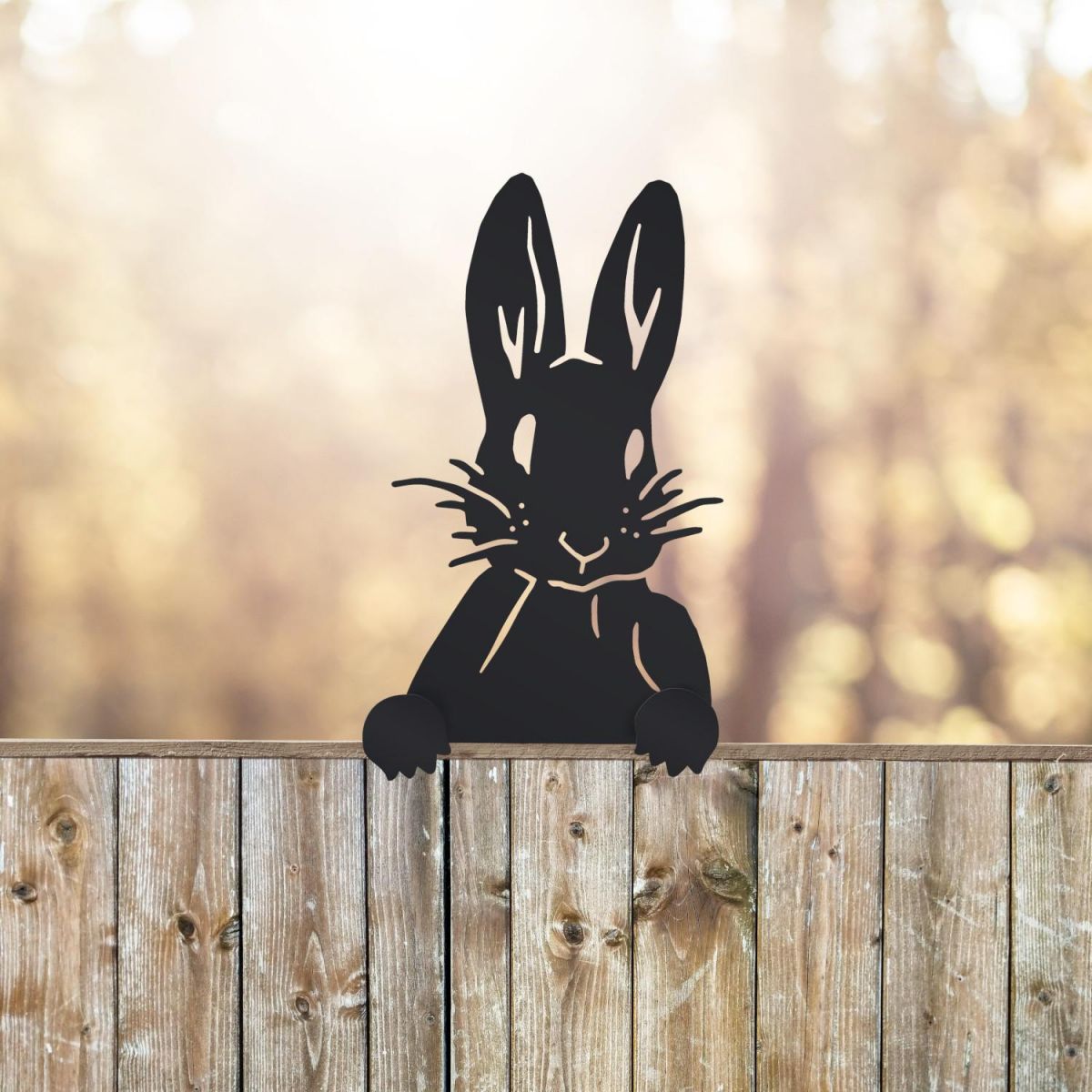 Mr. Rabbit Black Fence Topper 