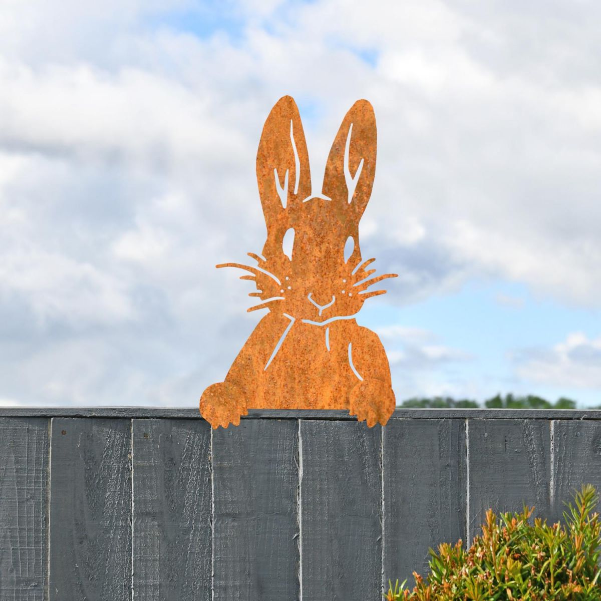 Fence Topper with Mr. Rabbit Design  Fence Topper with Mr. Rabbit Design