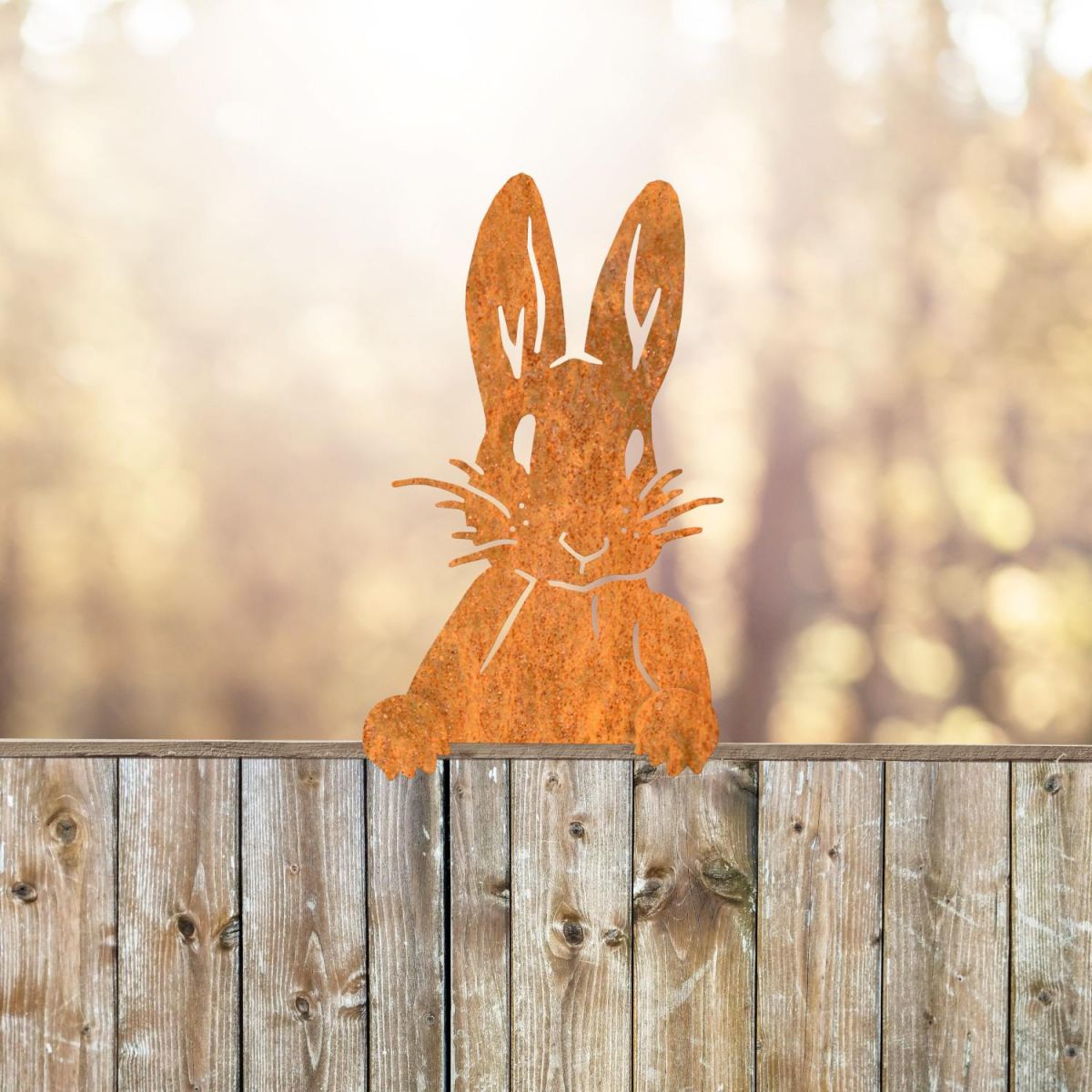 Mr. Rabbit Rustic Fence Topper  Mr. Rabbit Rustic Fence Topper