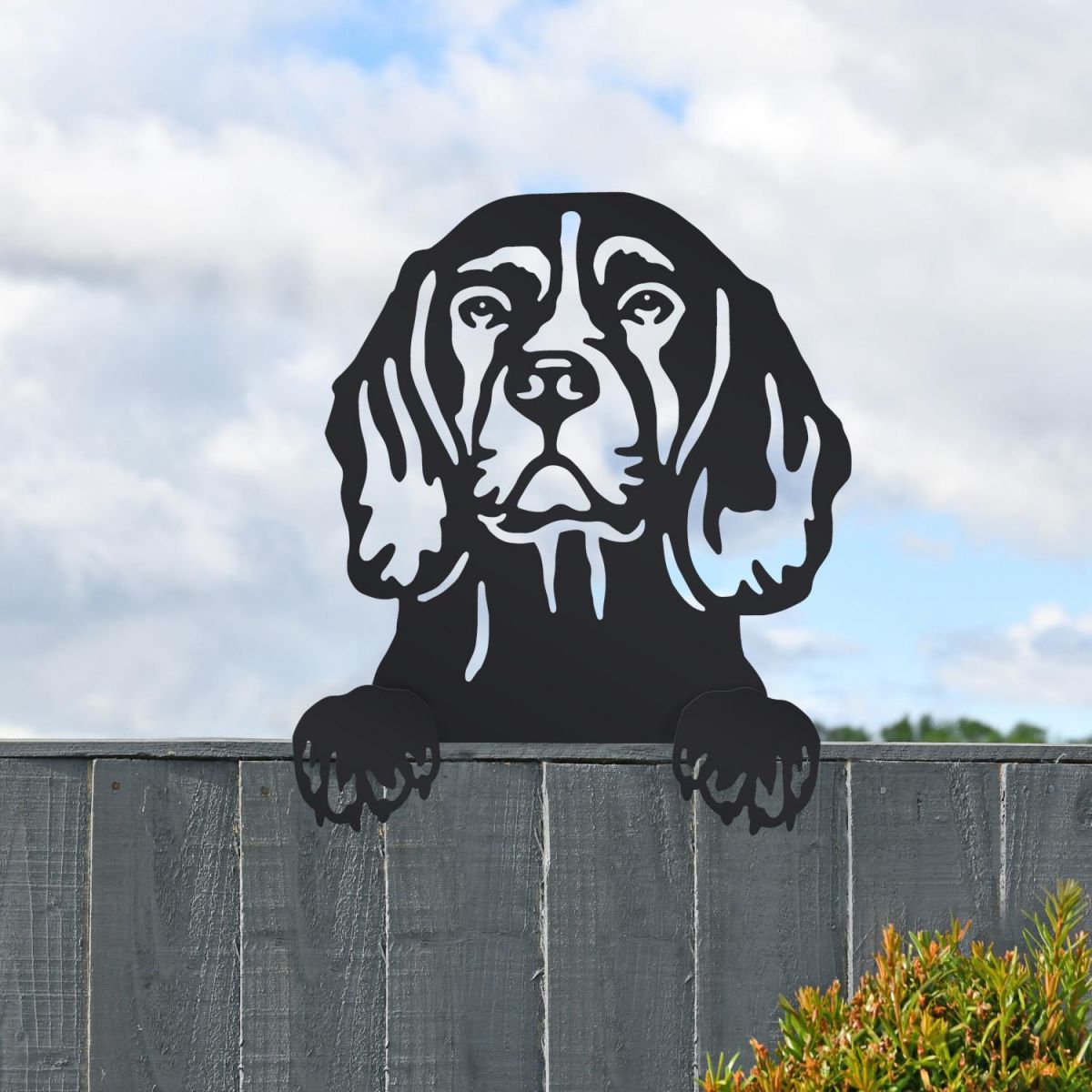 Fence Topper with Beagle Design 