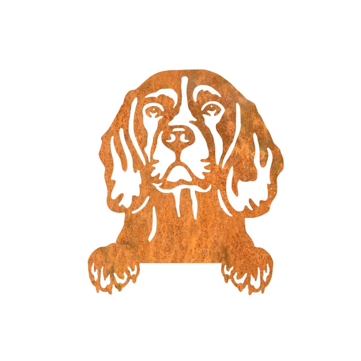 Beagle Fence Topper on White Background Beagle Fence Topper on White Background