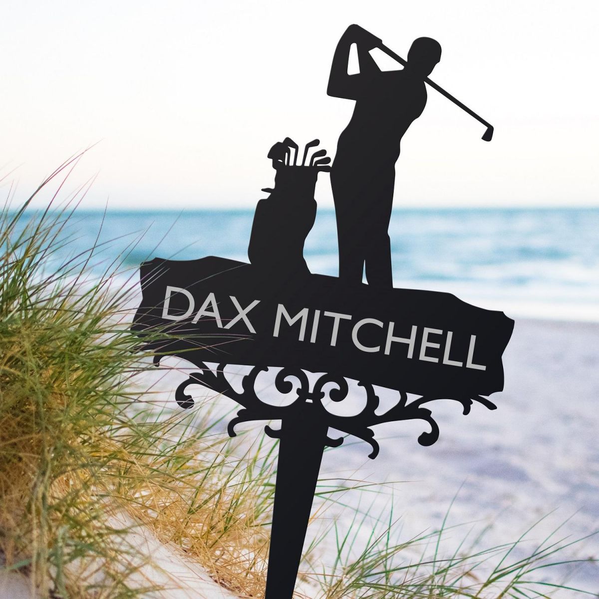 Golf Memorial Spike in situ