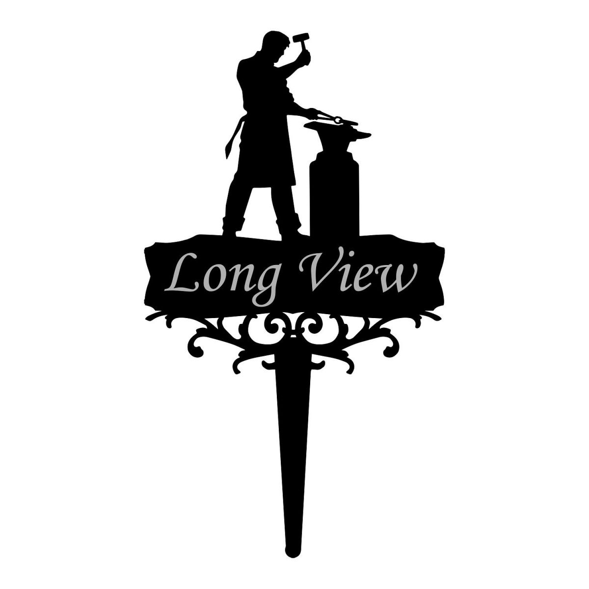 Blacksmith Memorial Ground Spike with Personalisation 