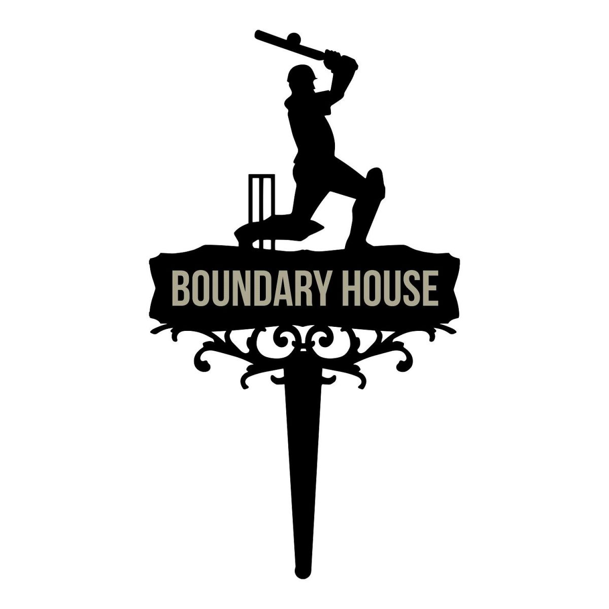 Cricket Memorial Ground Spike with Personalisation 