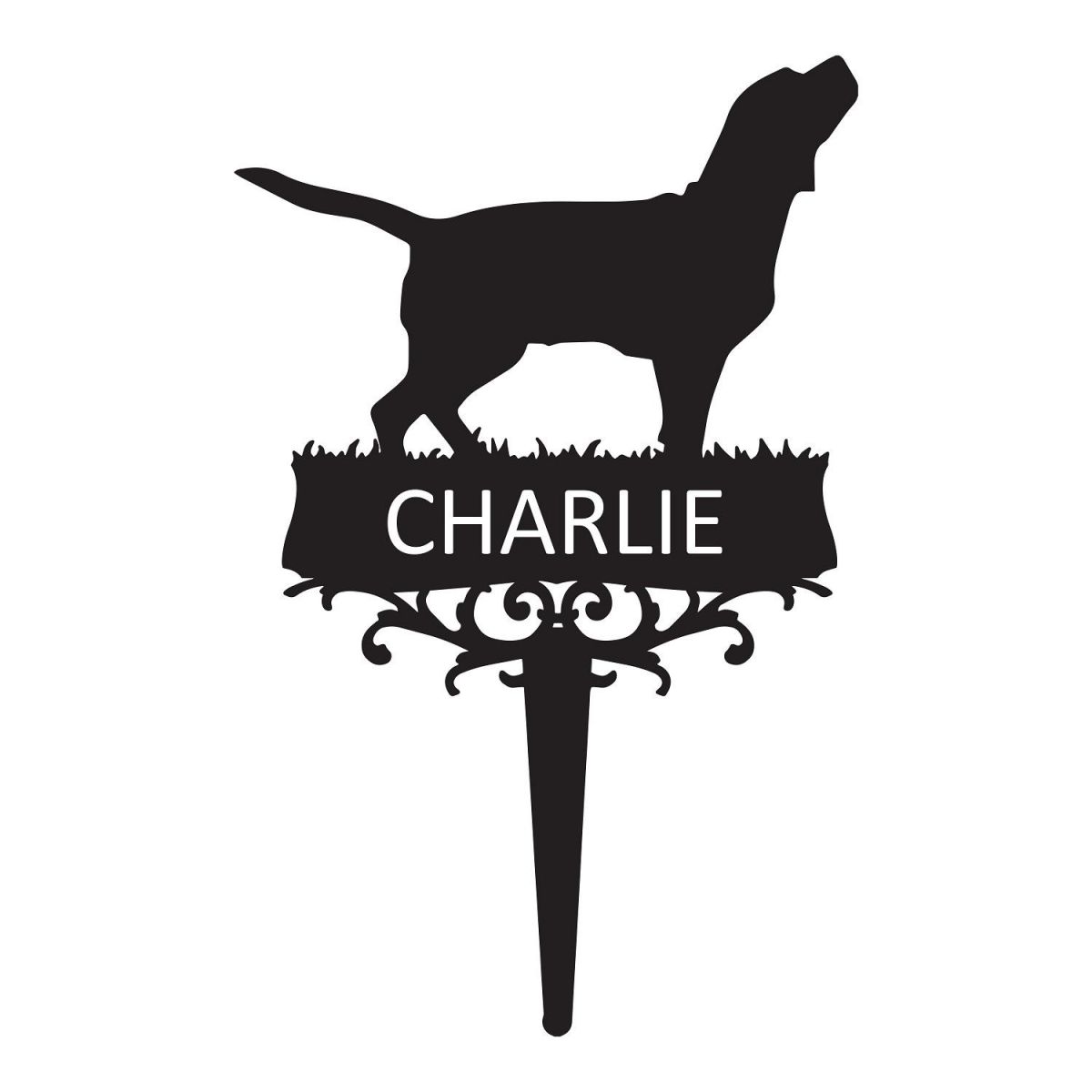 Memorial Ground Spike with Beagle 