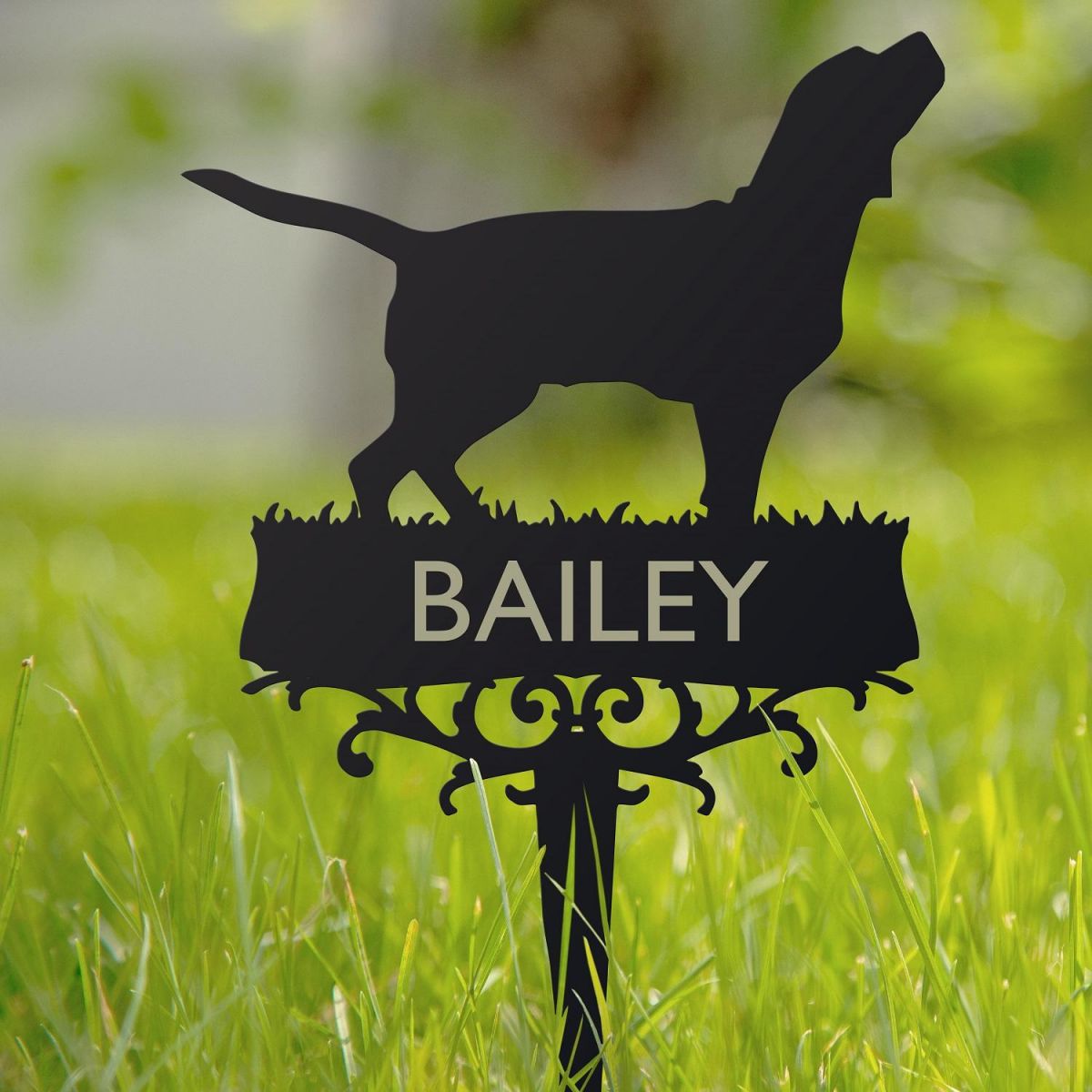 Ground Spike with Beagle 