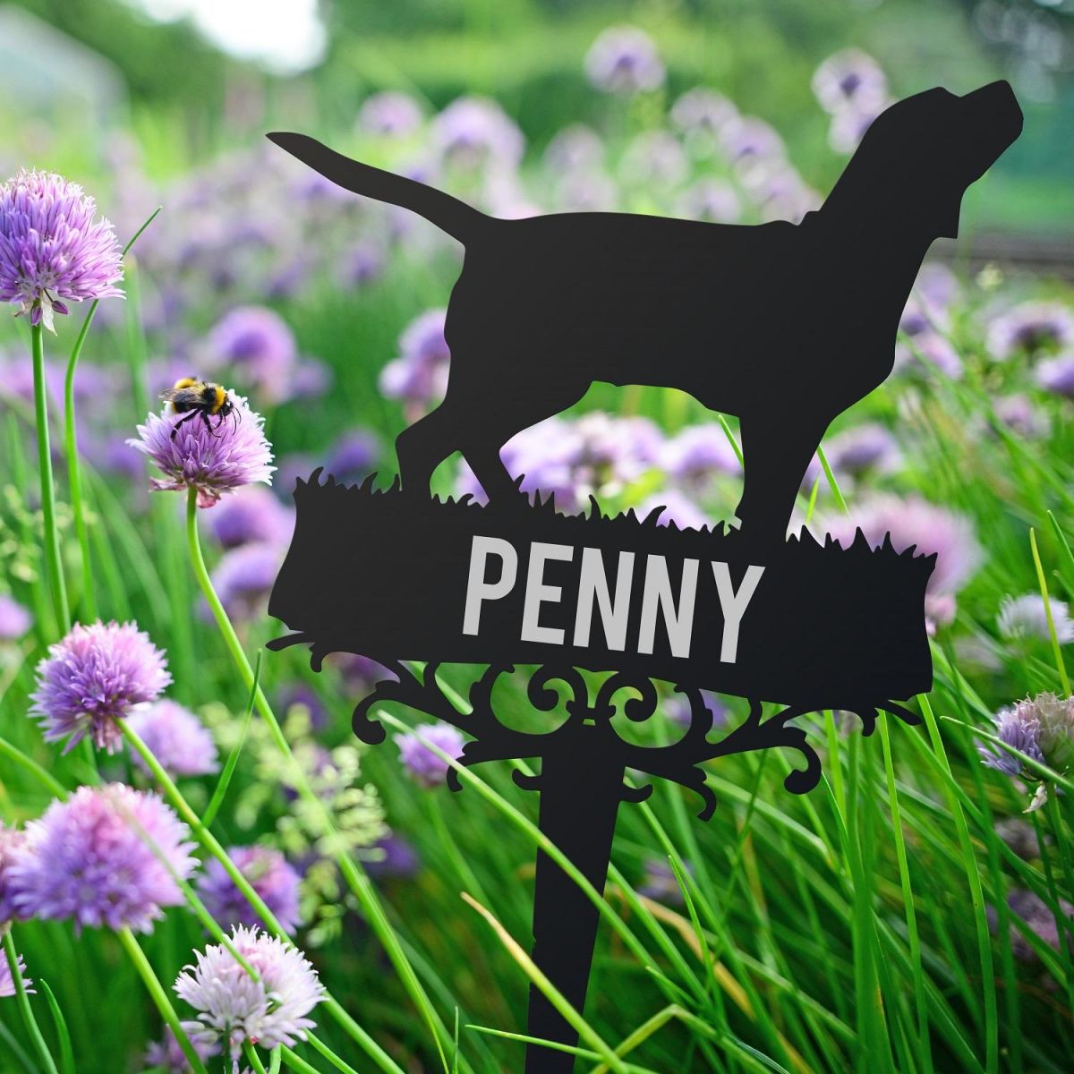 Personalised Ground Spike with Beagle