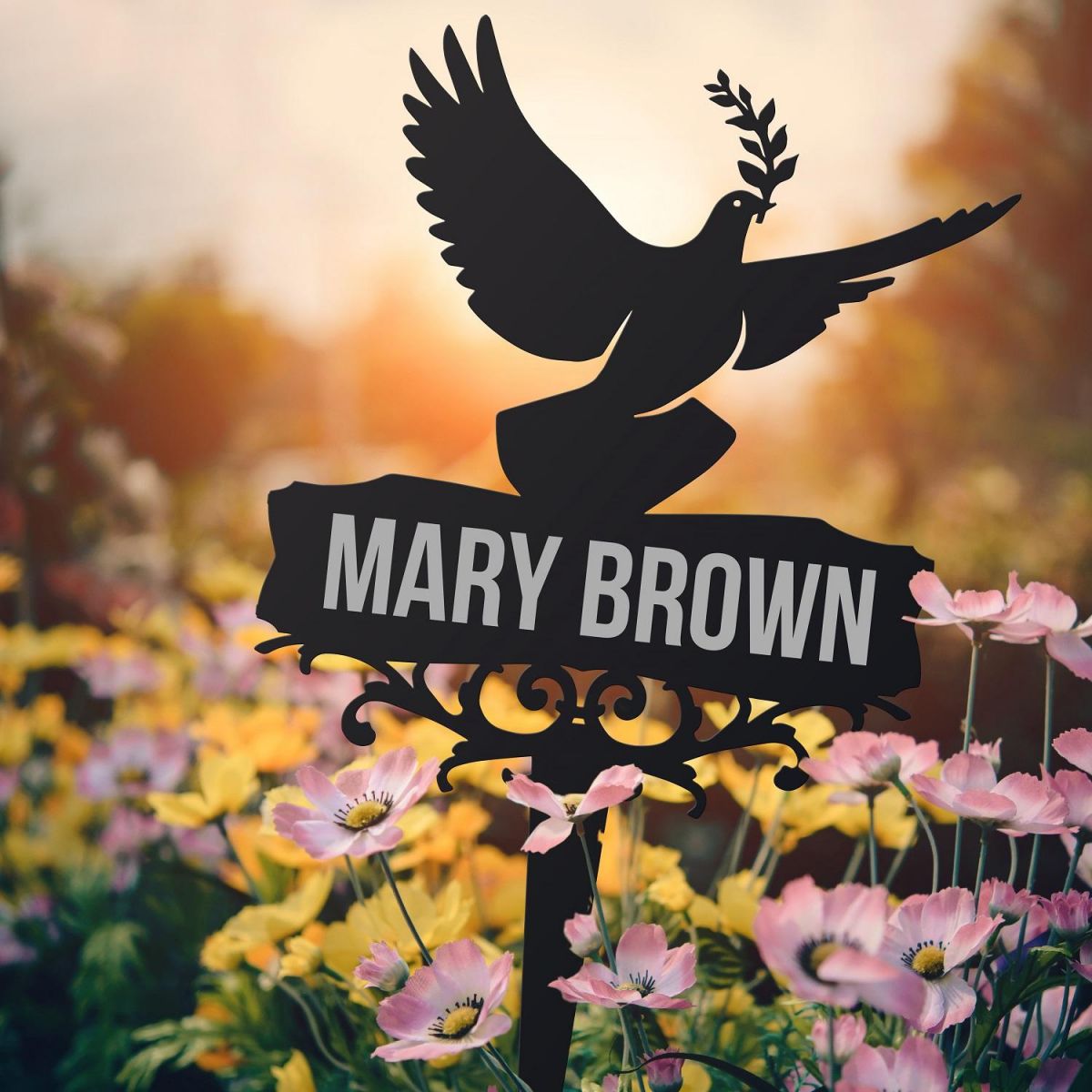 Dove of Peace Ground Spike  Dove of Peace Ground Spike