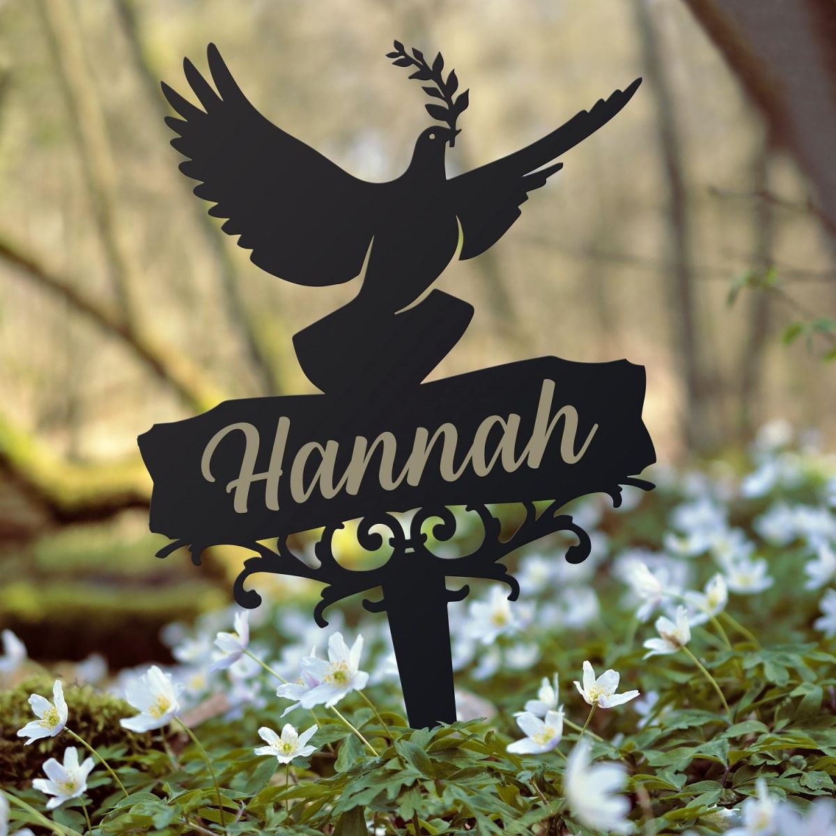 Dove of Peace Ground Spike  Dove of Peace Ground Spike