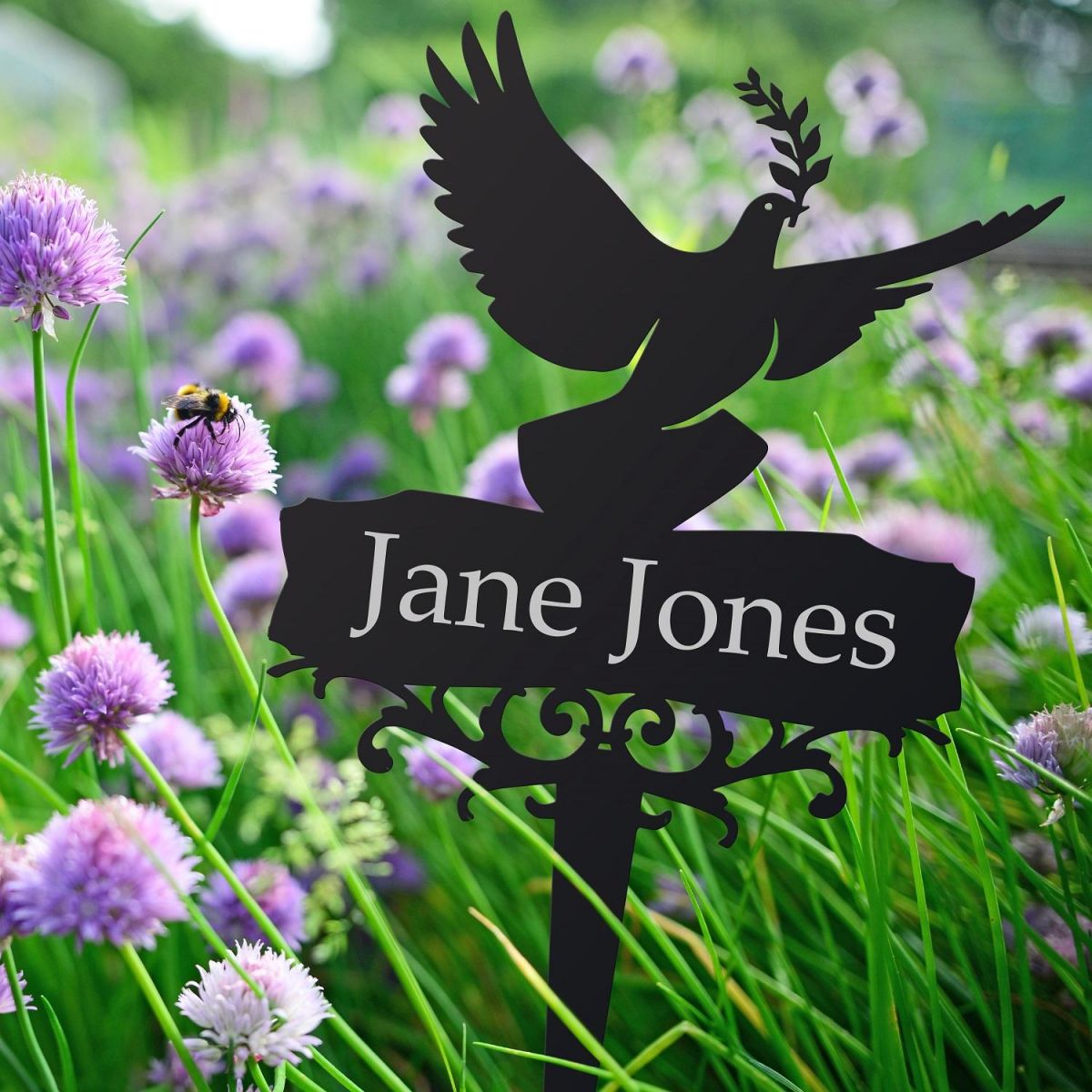 Dove of Peace Memorial Ground Spike  Dove of Peace Memorial Ground Spike