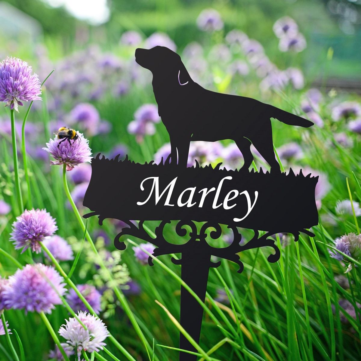 Labrador Memorial Ground Spike with Personalisation 