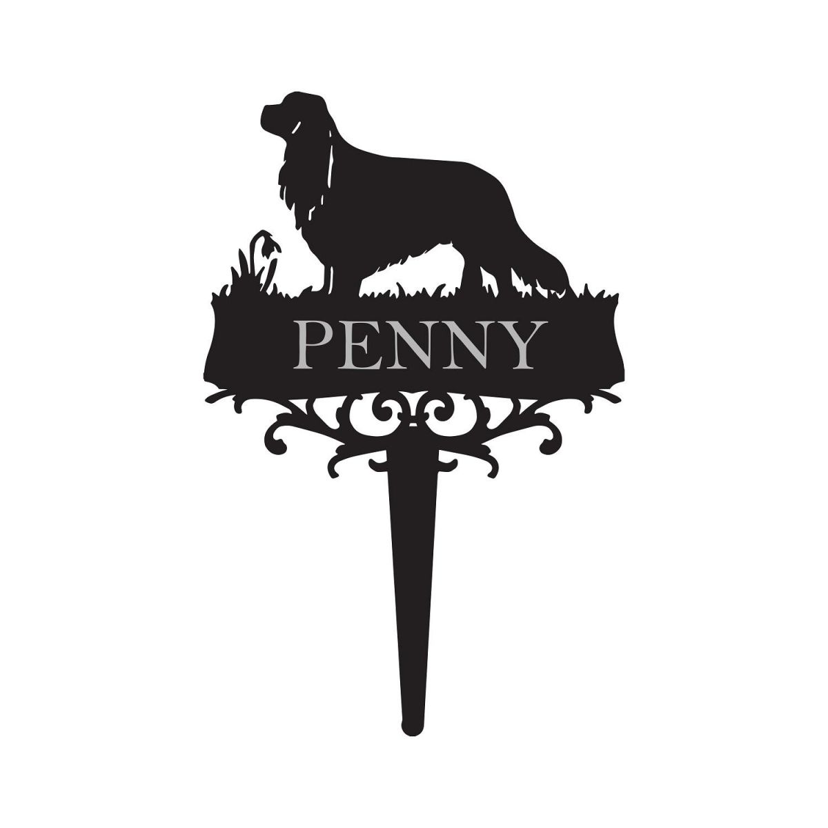 Cavalier King Charles Spaniel Garden Spike 