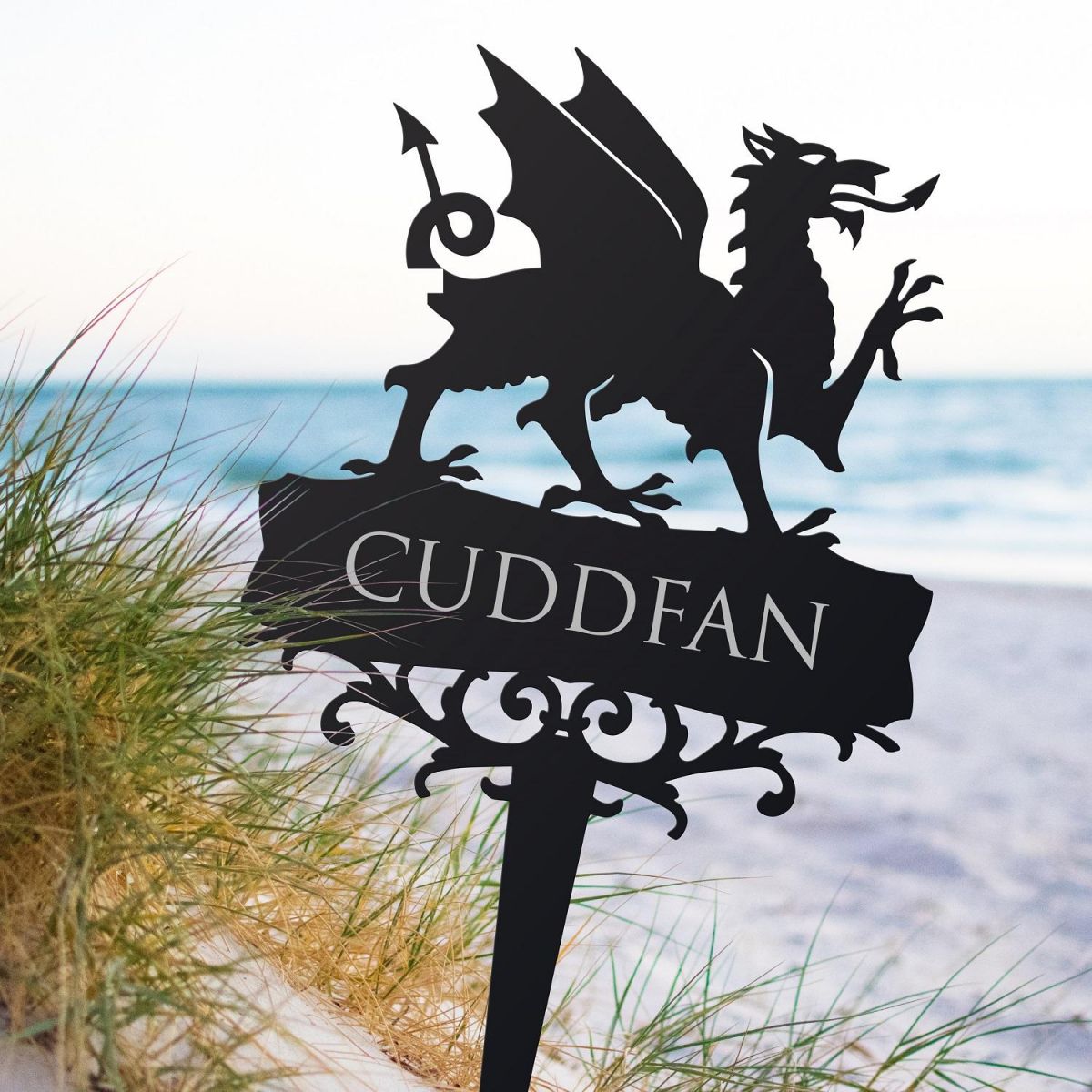 Welsh Dragon Memorial Ground Spike Welsh Dragon Memorial Ground Spike