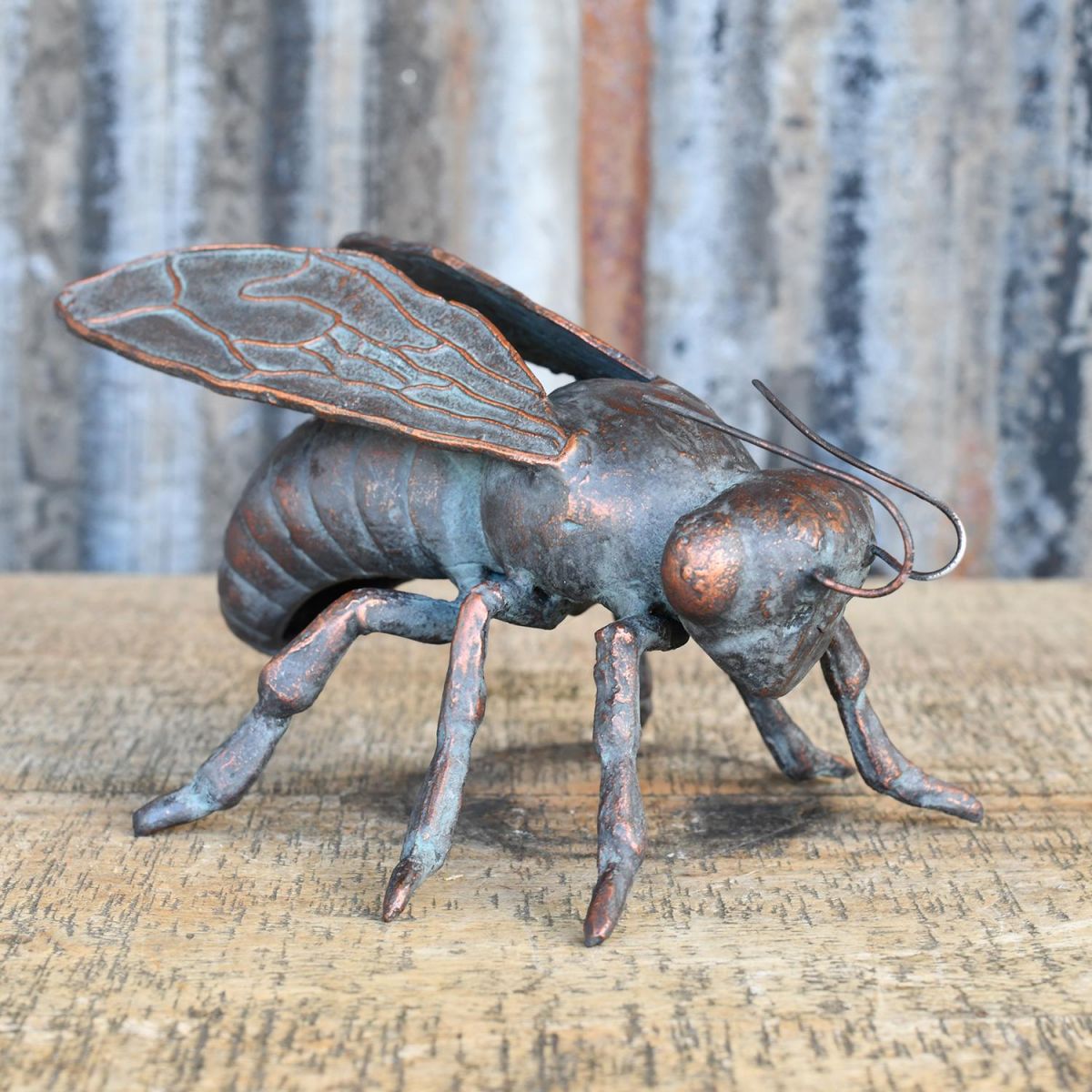Cast iron Honey bee sculpture