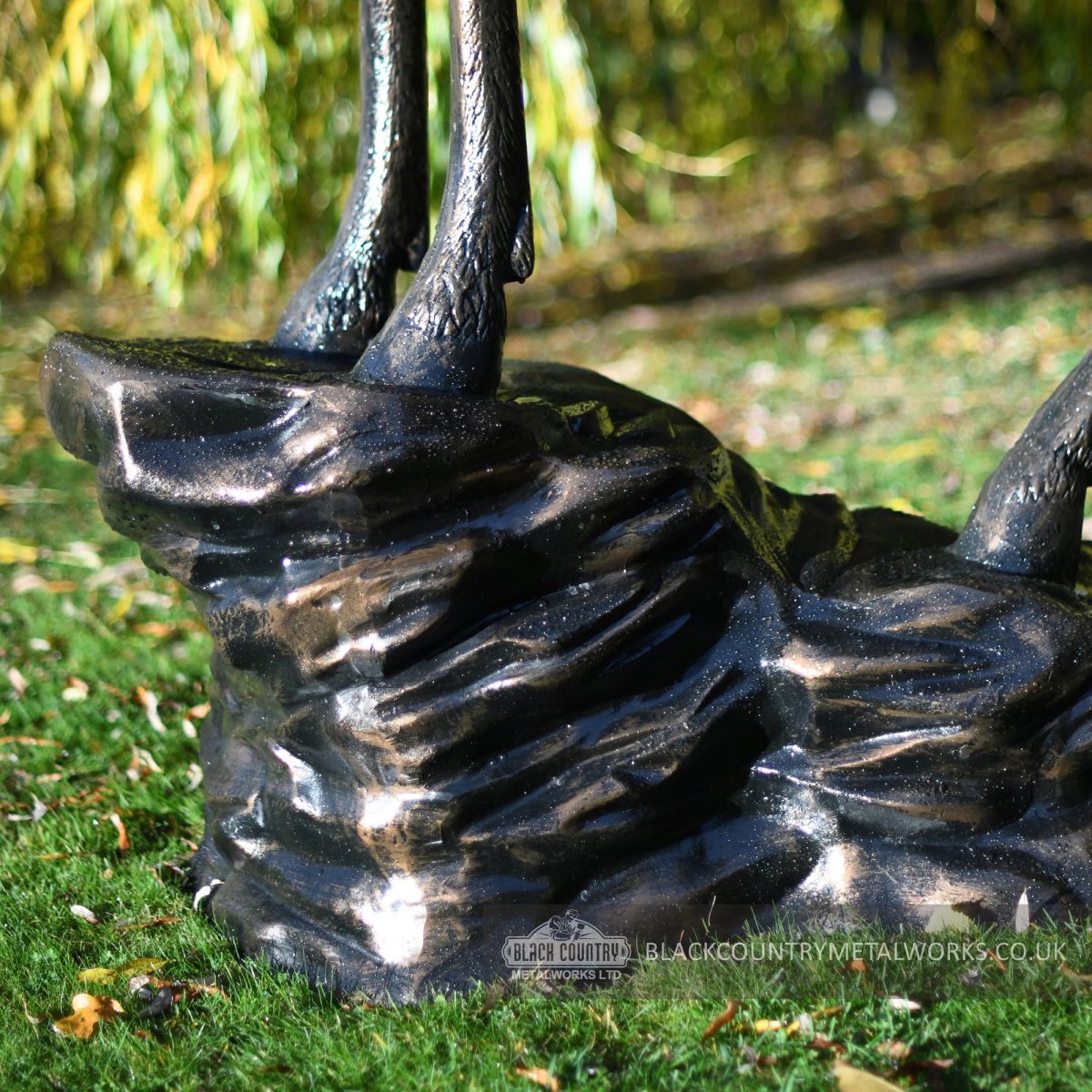 Detailed image of stag standing on rock