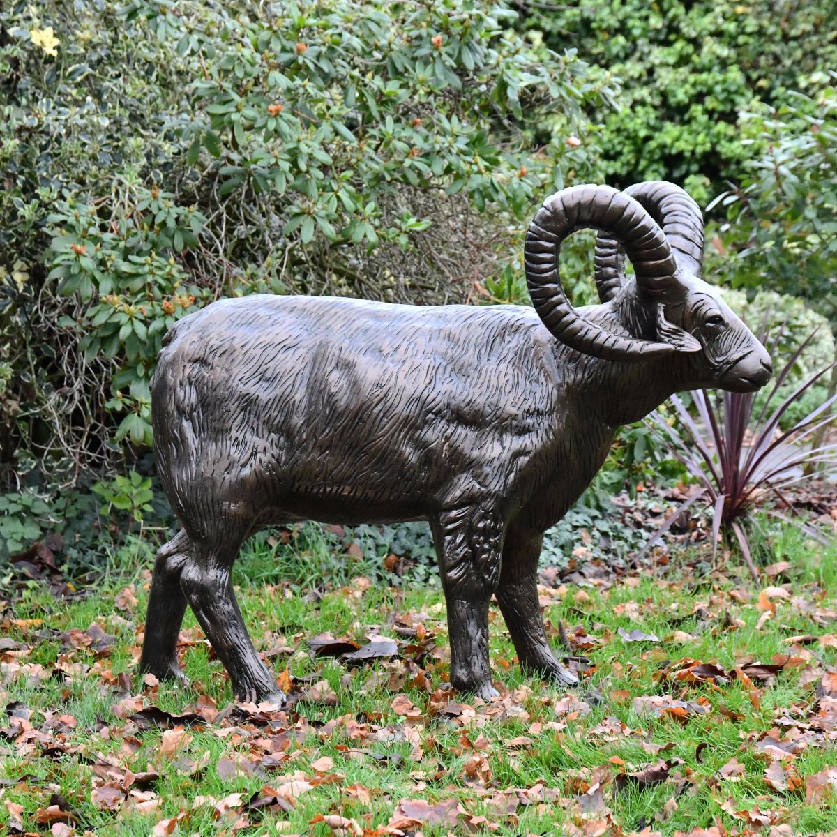 Standing Ram Sculpture in full Standing Ram Sculpture in full