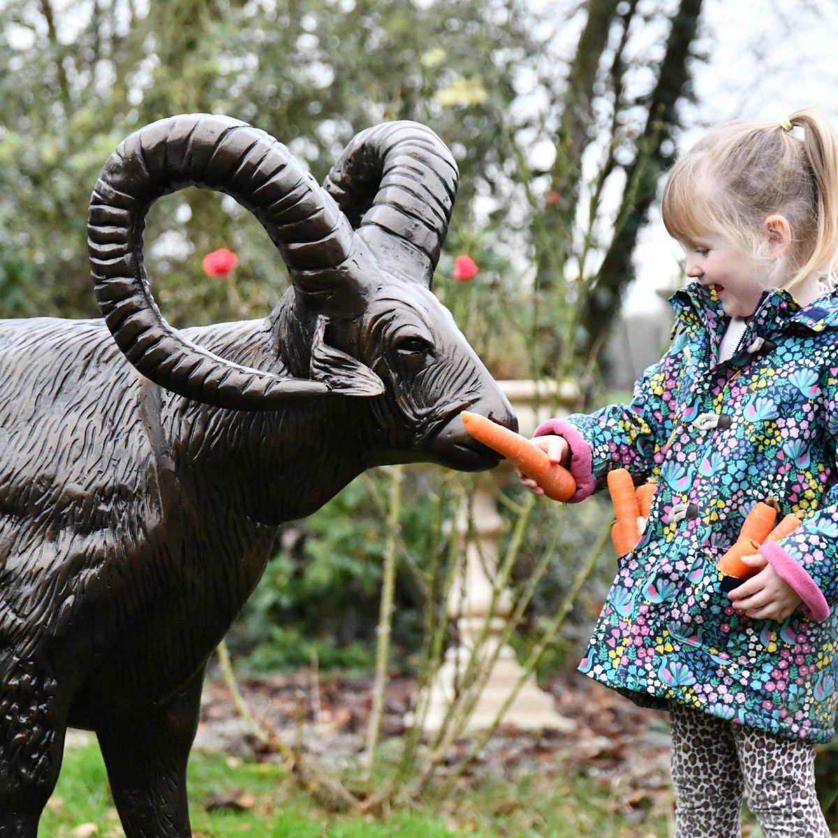 Ram Sculpture with child Ram Sculpture with child