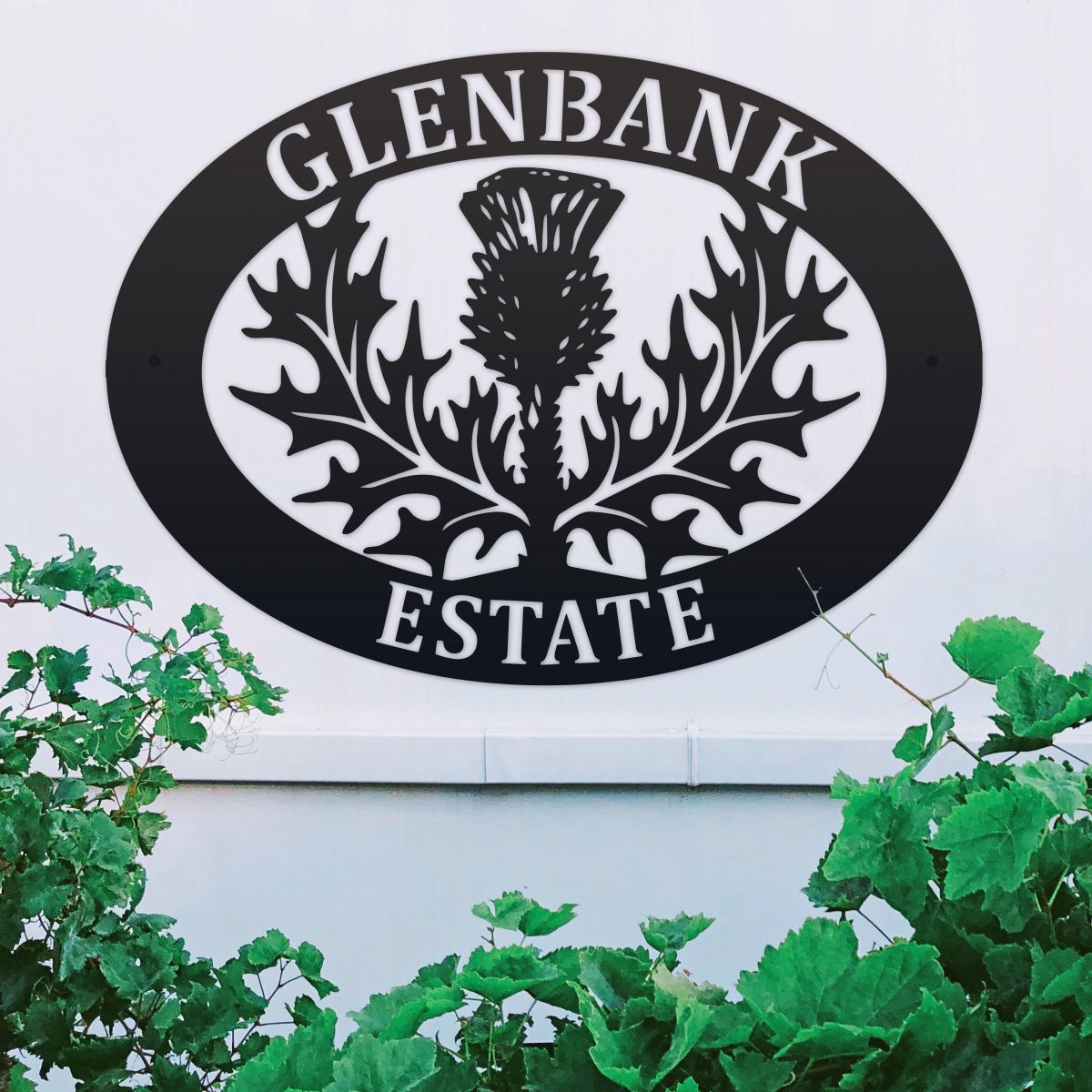 Thistle Oval House Name Sign Thistle Oval House Name Sign