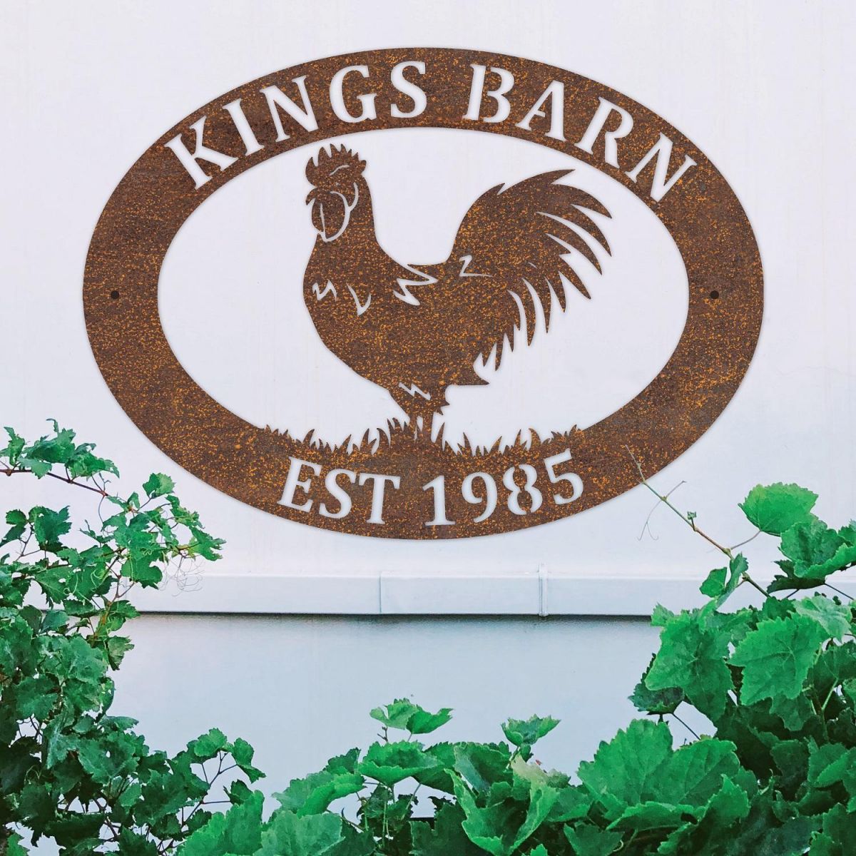 Rooster House Name Sign 
