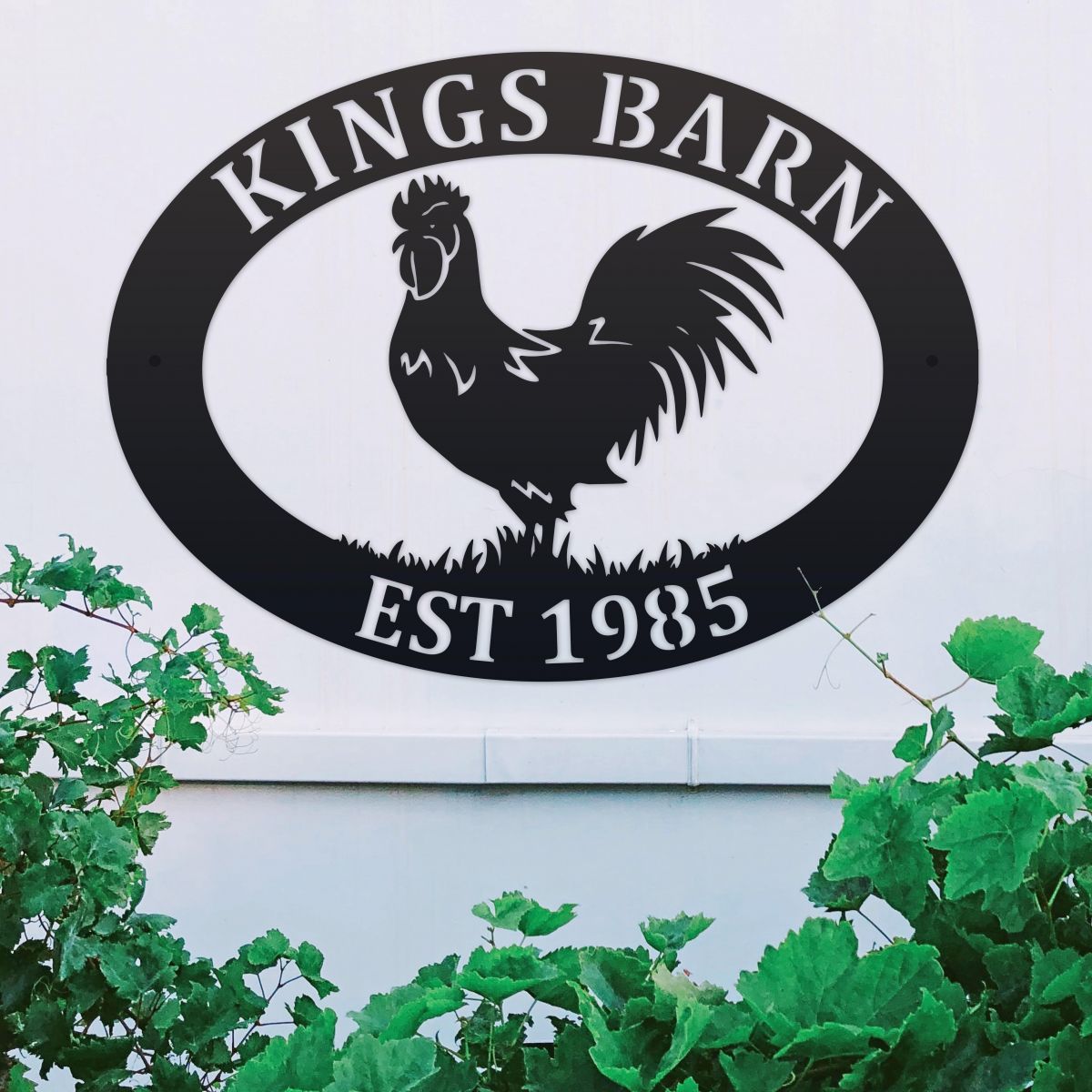 Rooster House Name Sign 