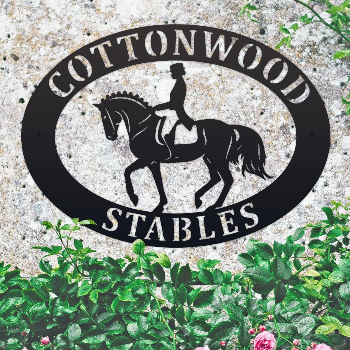 Dressage Horse Name Sign 