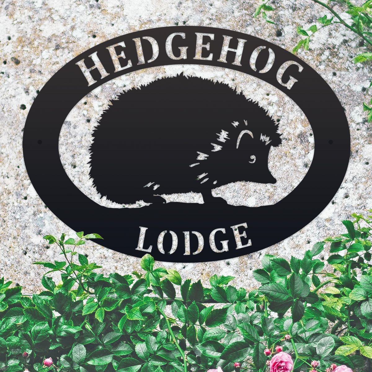 Hedgehog House Name Sign  Hedgehog House Name Sign