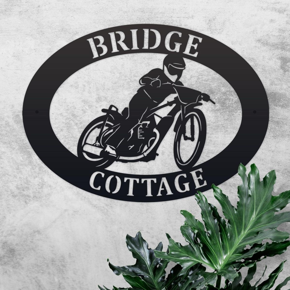 Speedway House Name Sign 