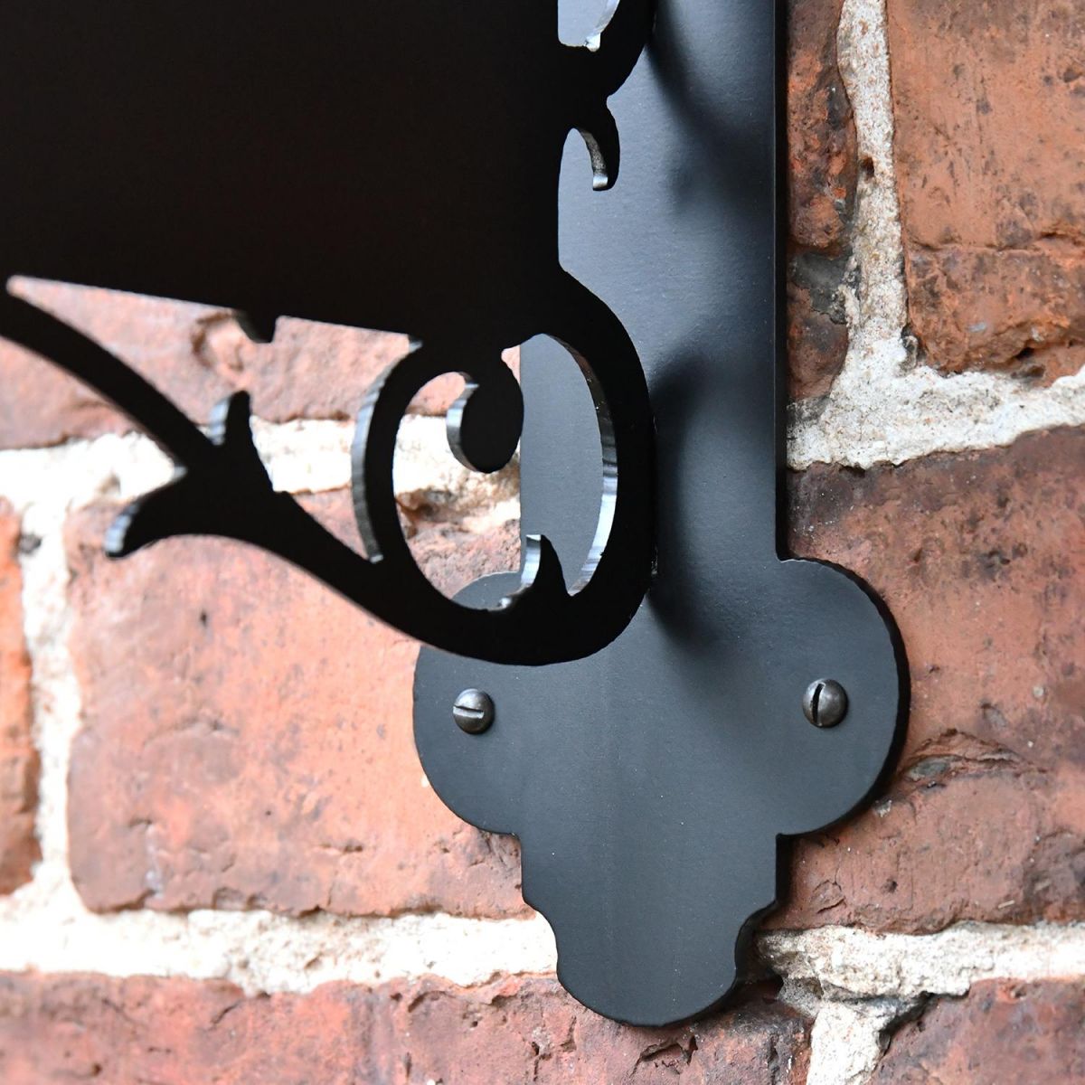 Close-up of the Wall Fixings on the Bracket Close-up of the Wall Fixings on the Bracket