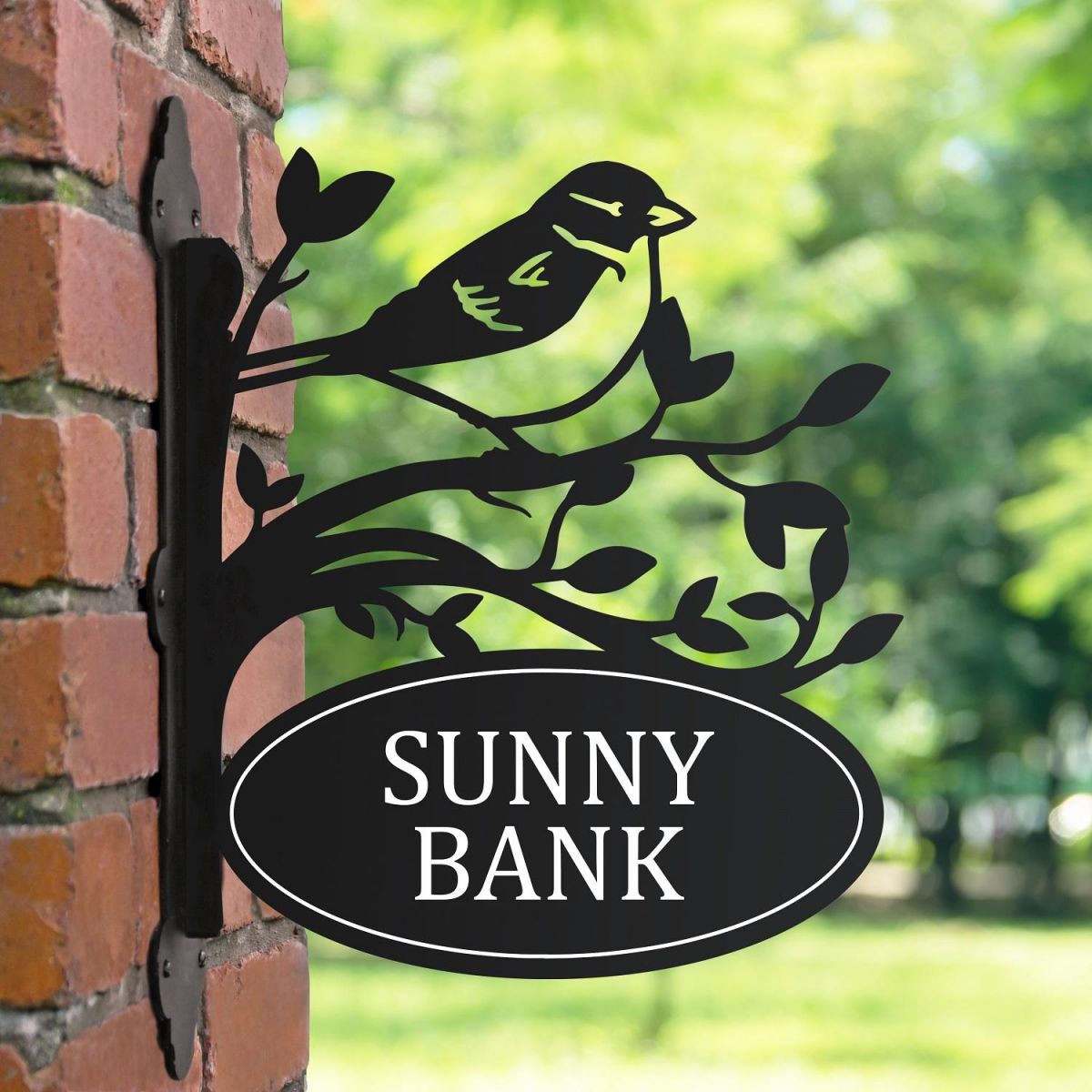 House Sparrow House Name Sign 