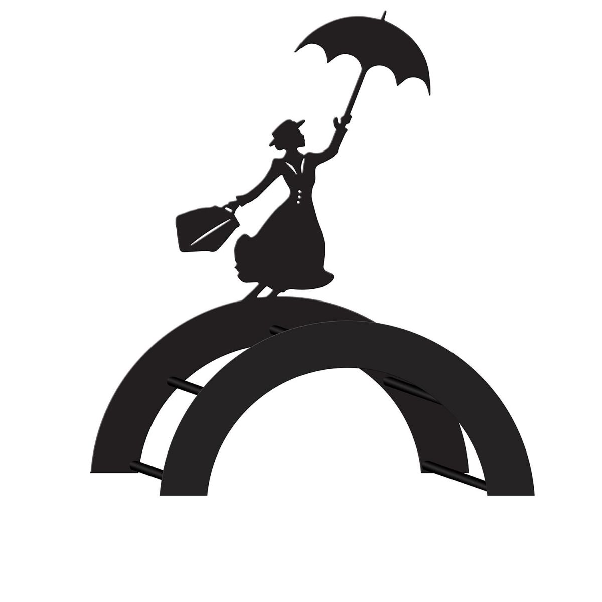 Wall Mounted Mary Poppins Iron Hose Holder