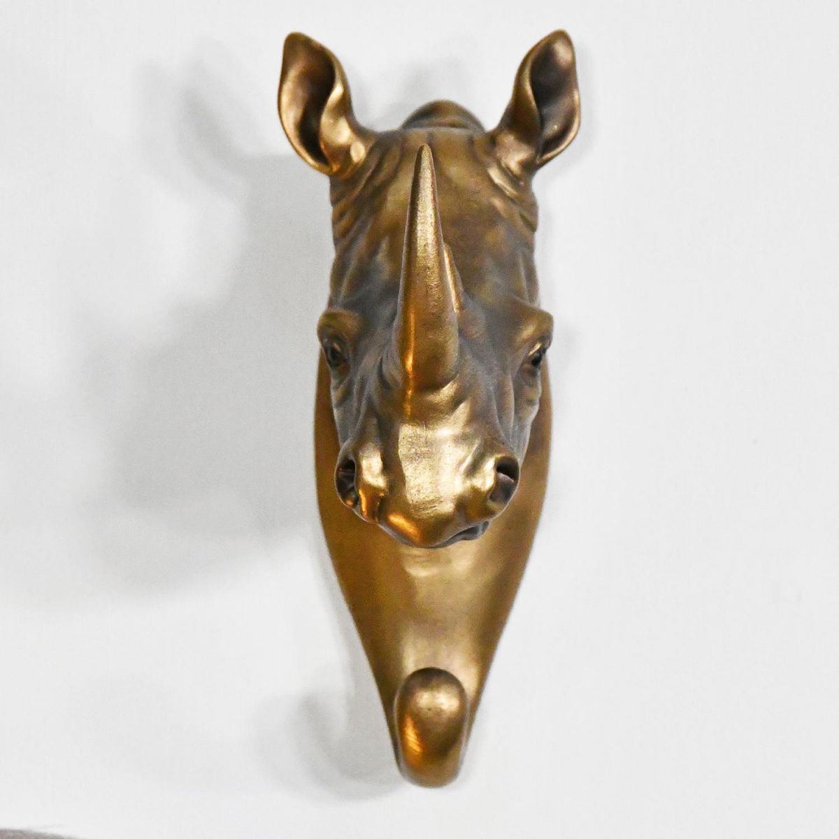 Front view of Rhino Wall Hook  Front view of Rhino Wall Hook