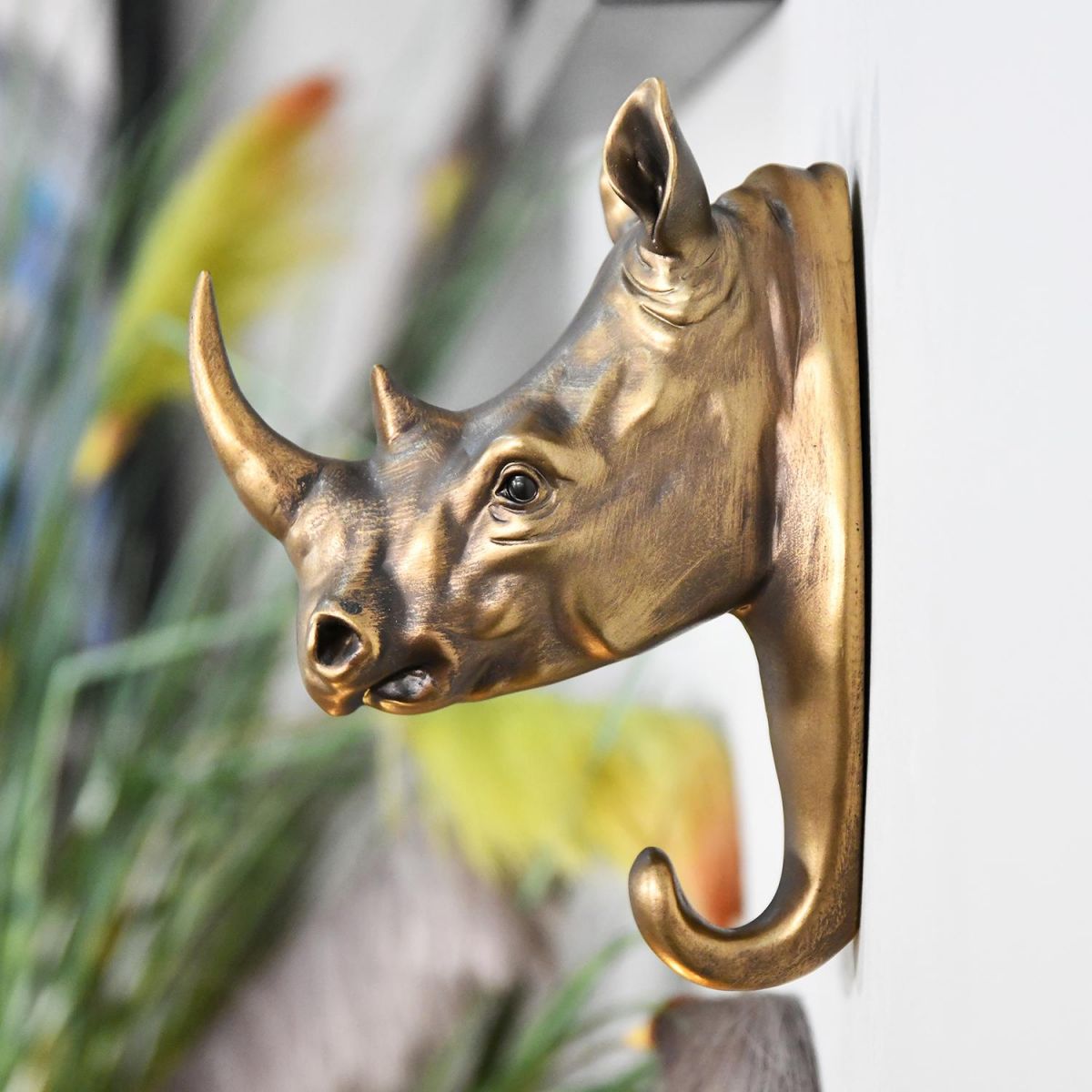 Side Profile of Rhino Wall Hook  Side Profile of Rhino Wall Hook