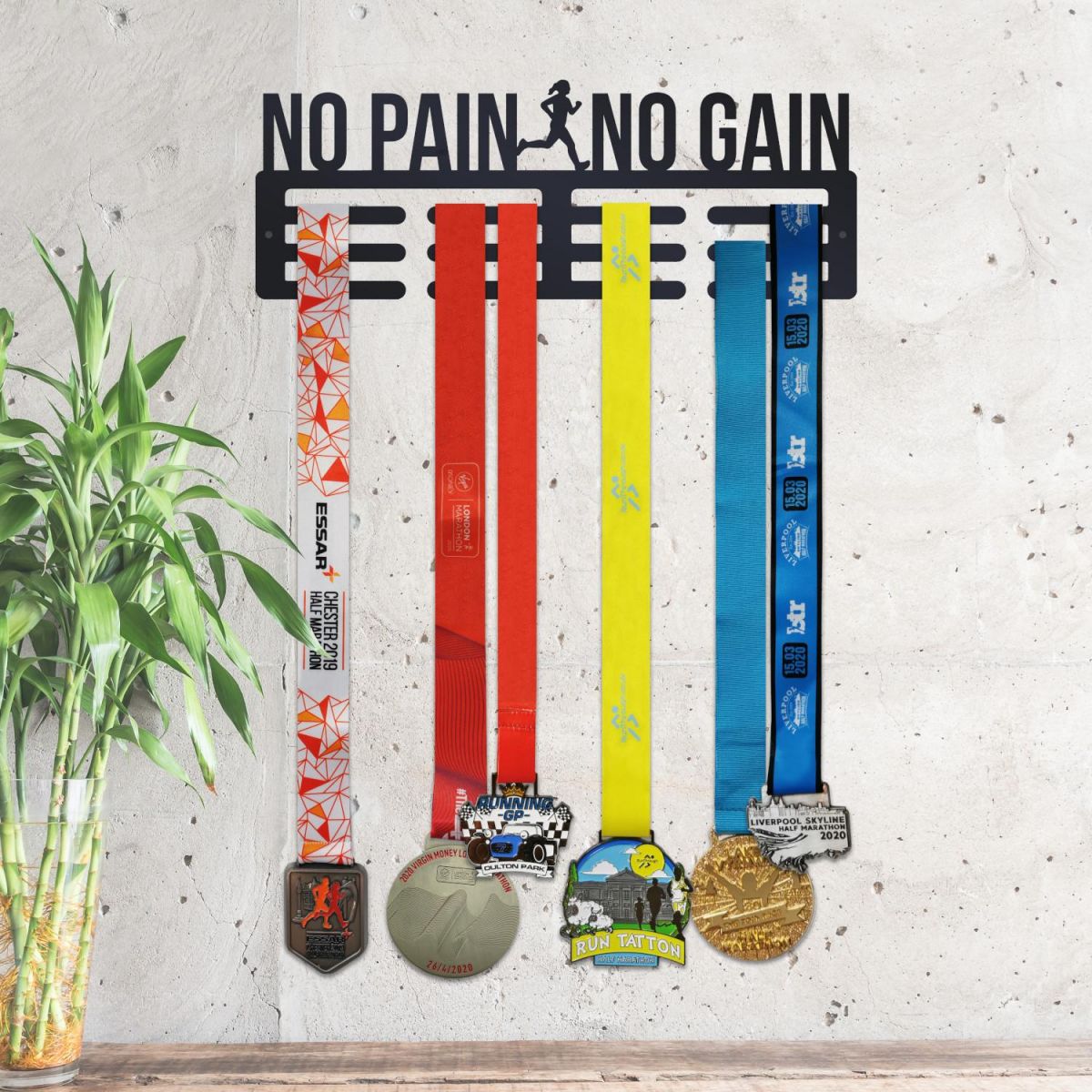 No Pain No Gain Sports Medal Hangers