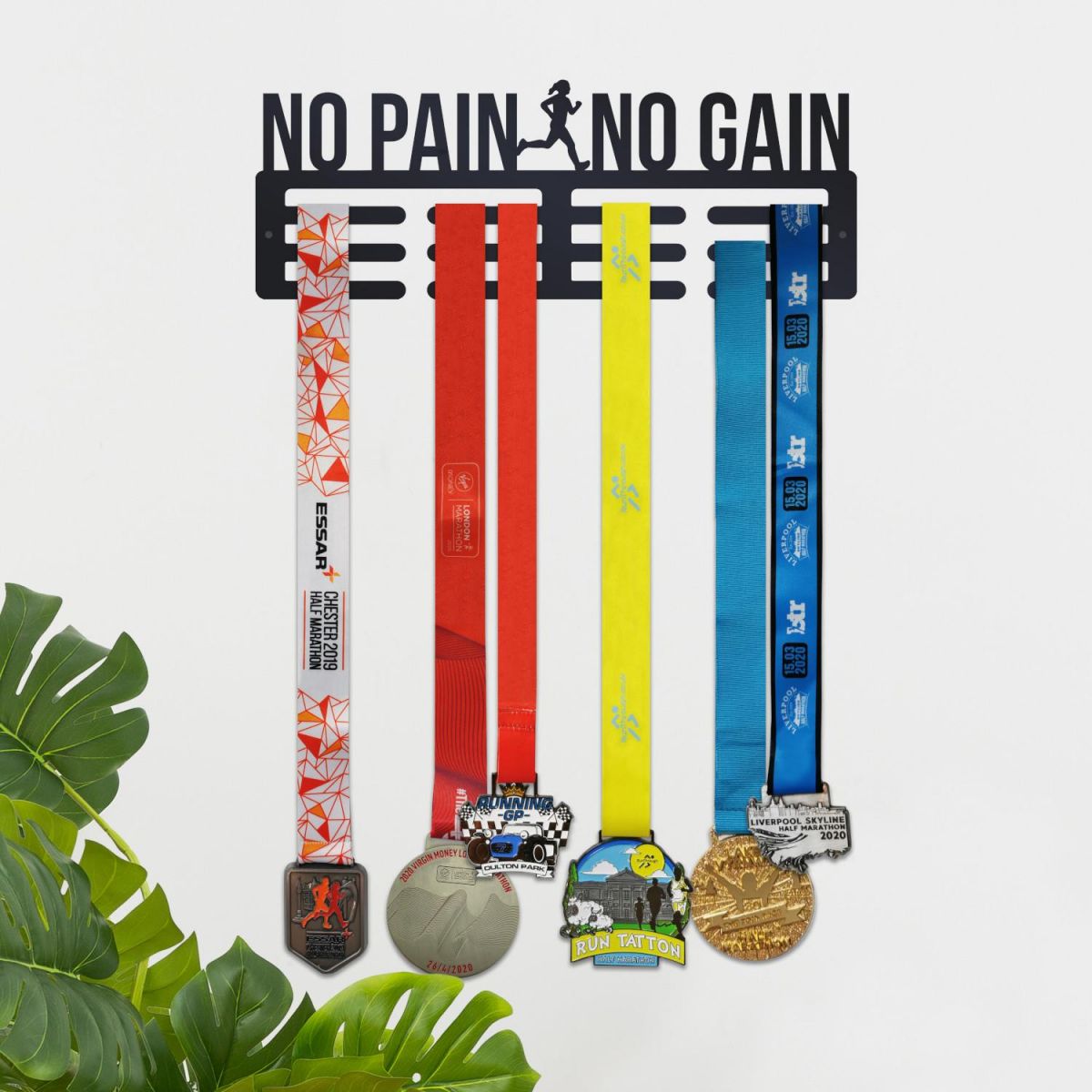 Sports Medal Hanger No Pain No Gain