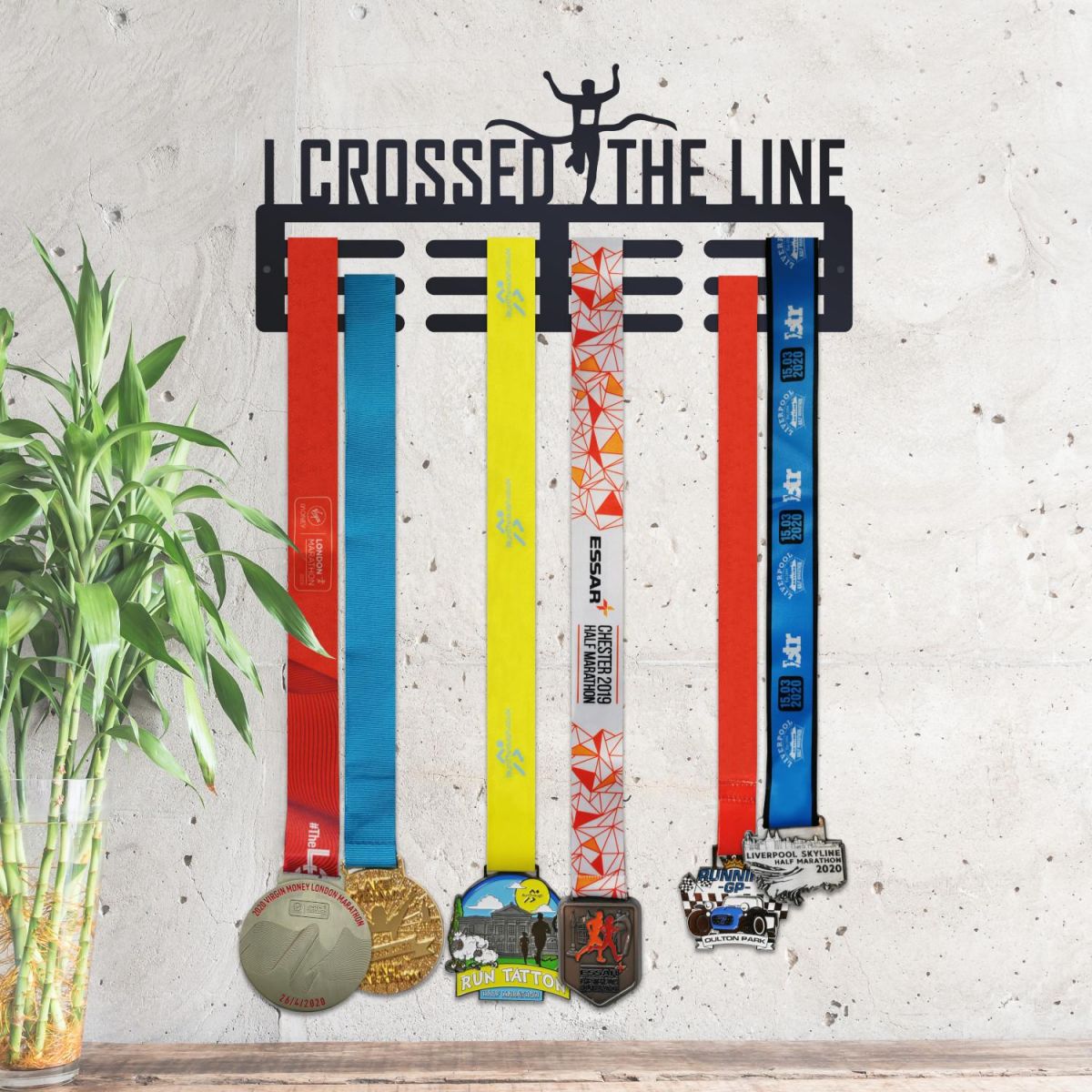I Crossed the Line Sports Medal Hangers