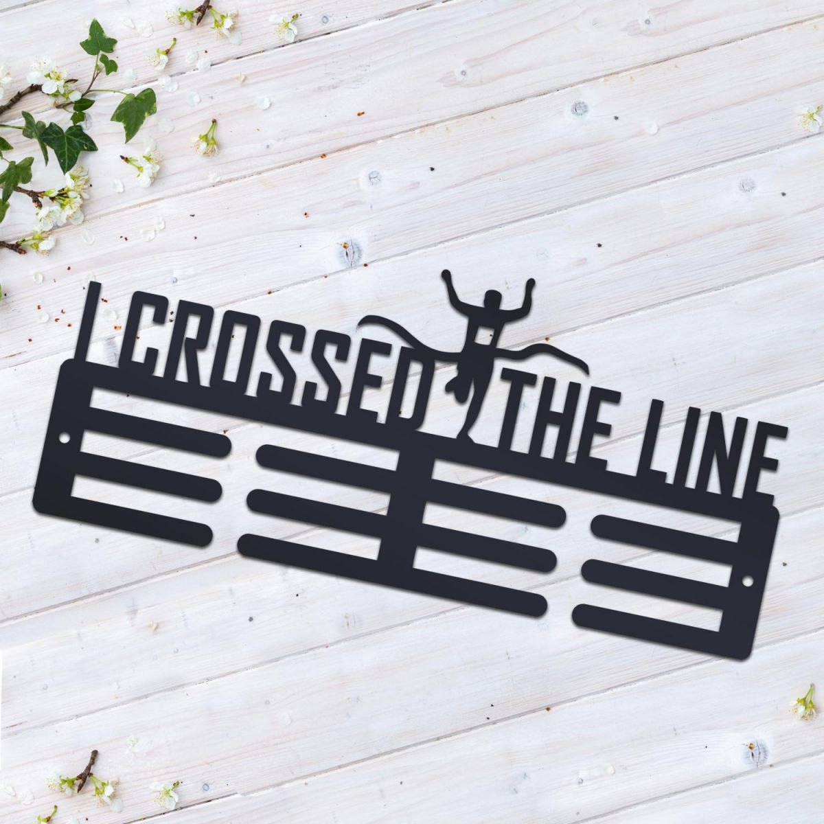 I Crossed the Line Sports Medal Hanger 