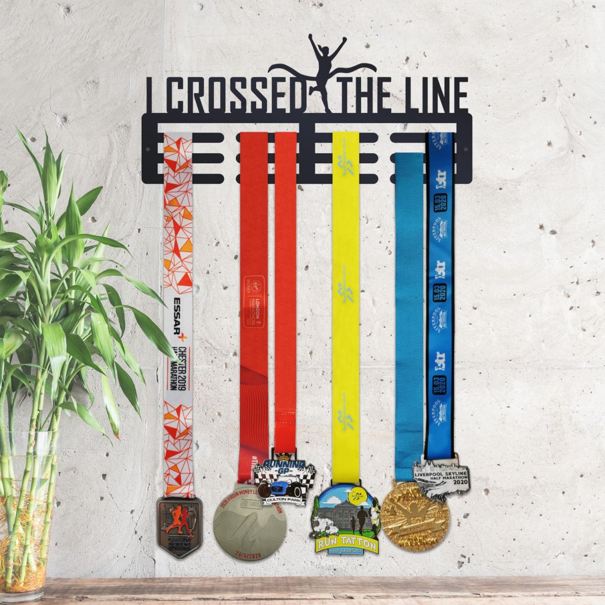 I Crossed the Line Sports Medal Hangers