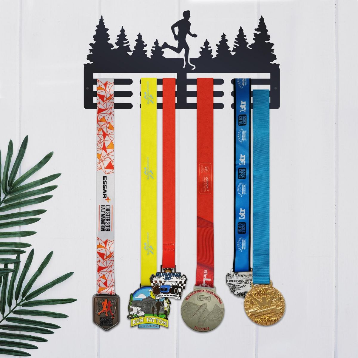 Sports Medal Hanger with Woodland Scene 